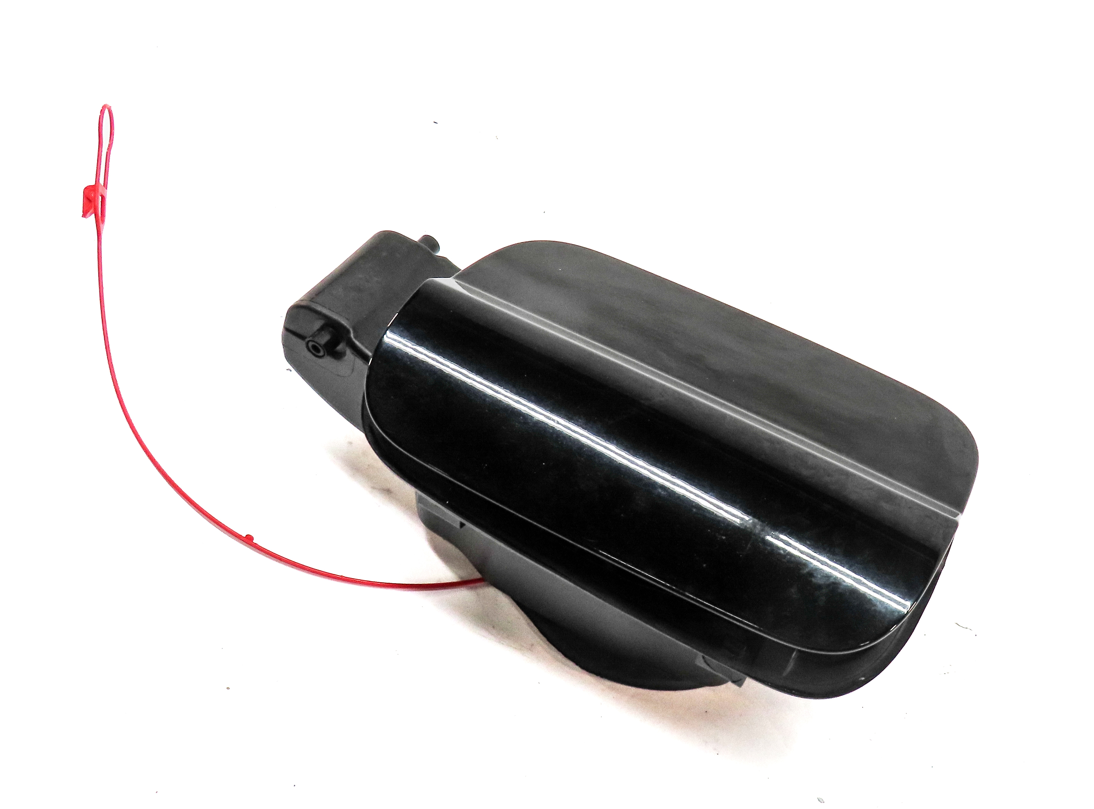 2012-2018 AUDI A6 S6 (C7) FUEL TANK DOOR LID COVER TRIM w/ HOUSING (Black) — exact item pictured